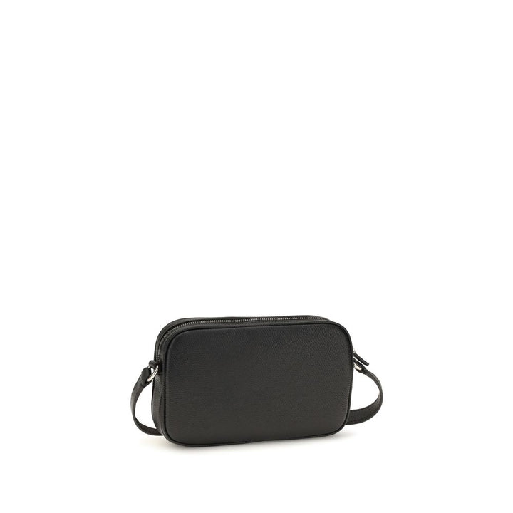 Valentino Garavani Black Calf Leather Bos Taurus Wallet