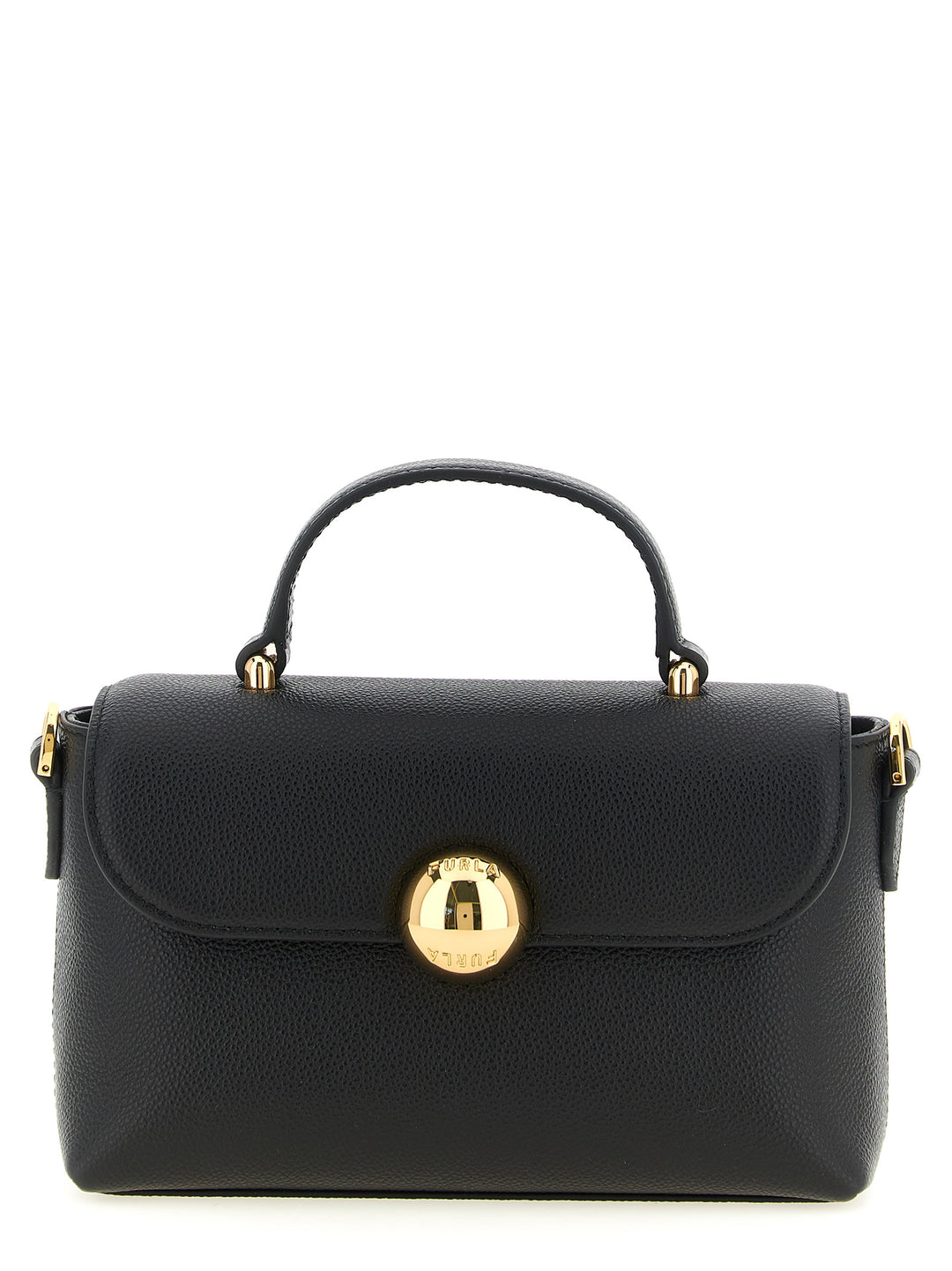 Furla Black Calfskin Handbag