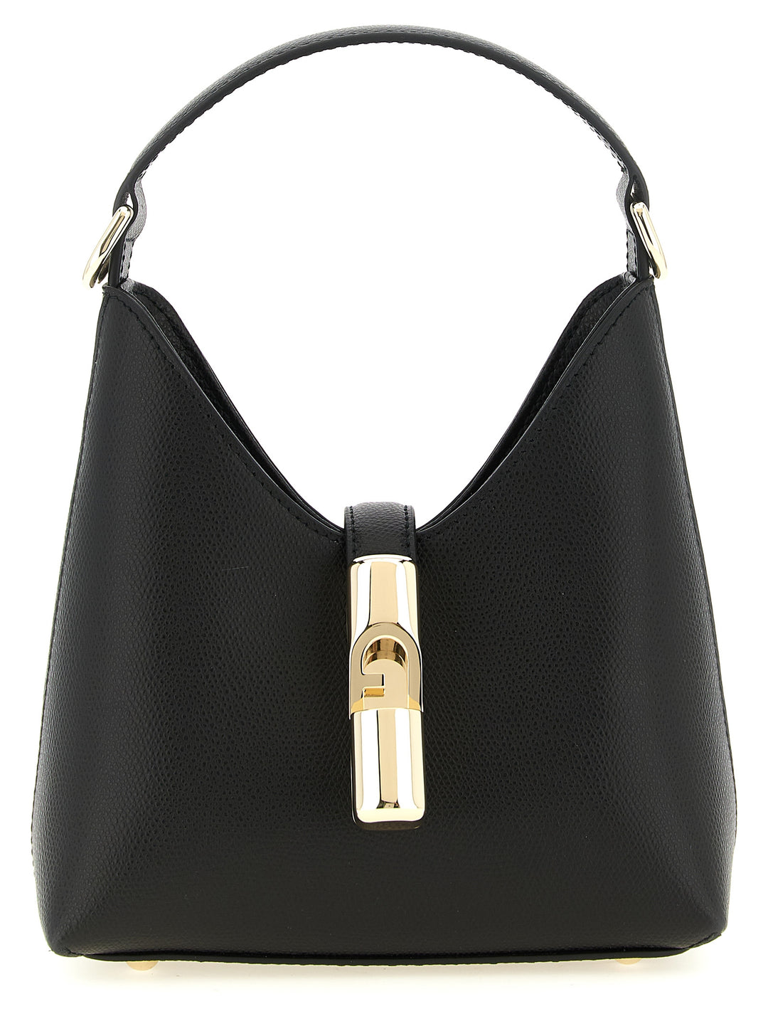 Furla Black Calfskin Handbag