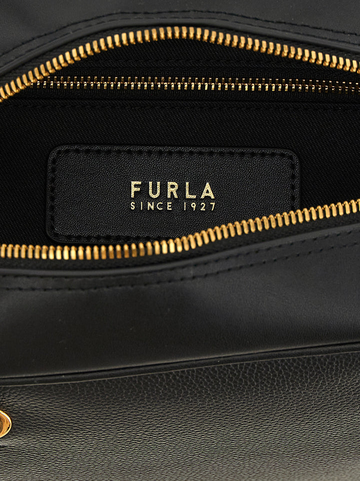 Furla Black Calfskin Handbag
