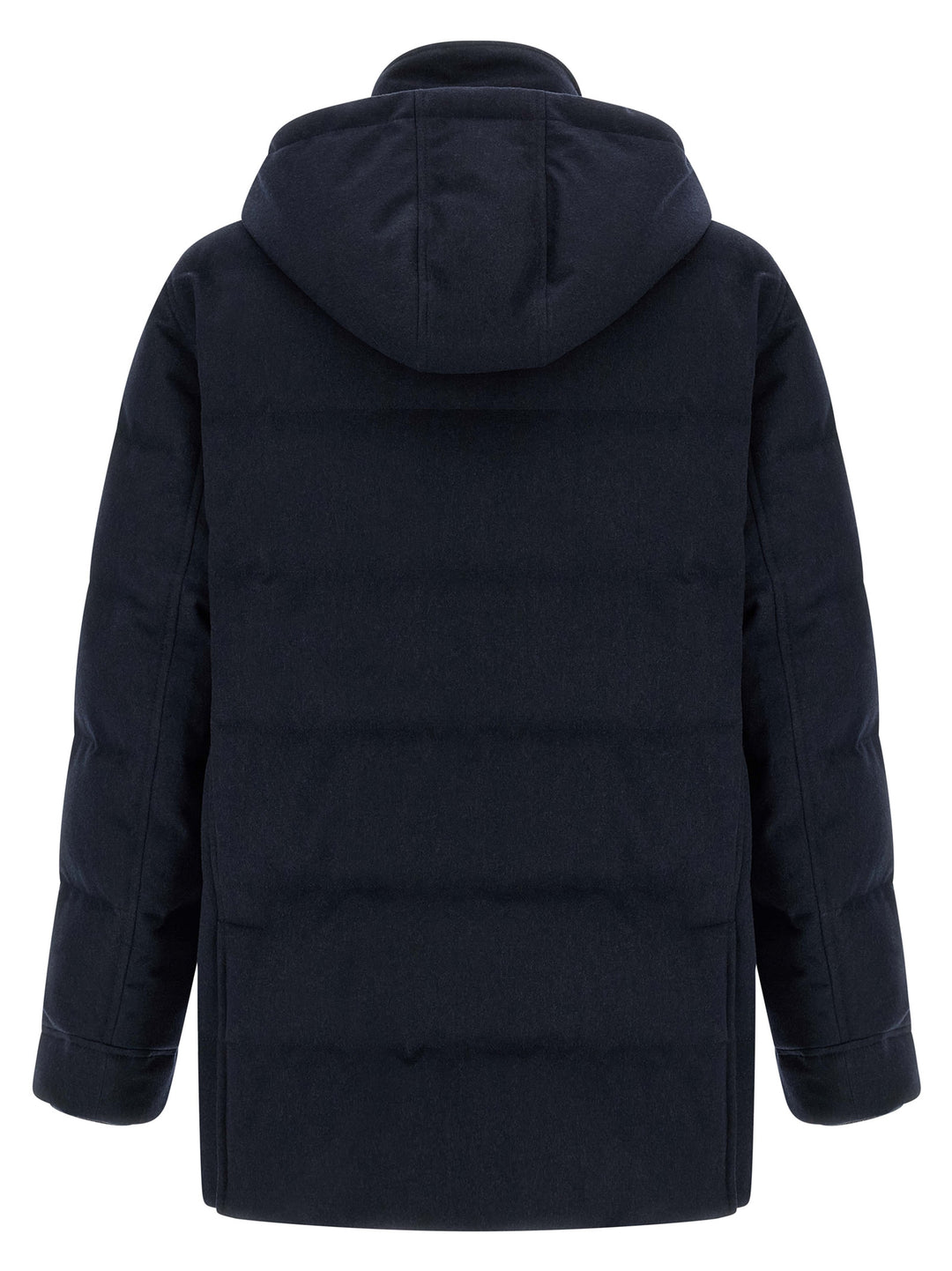 Brunello Cucinelli Blue Wool Parka
