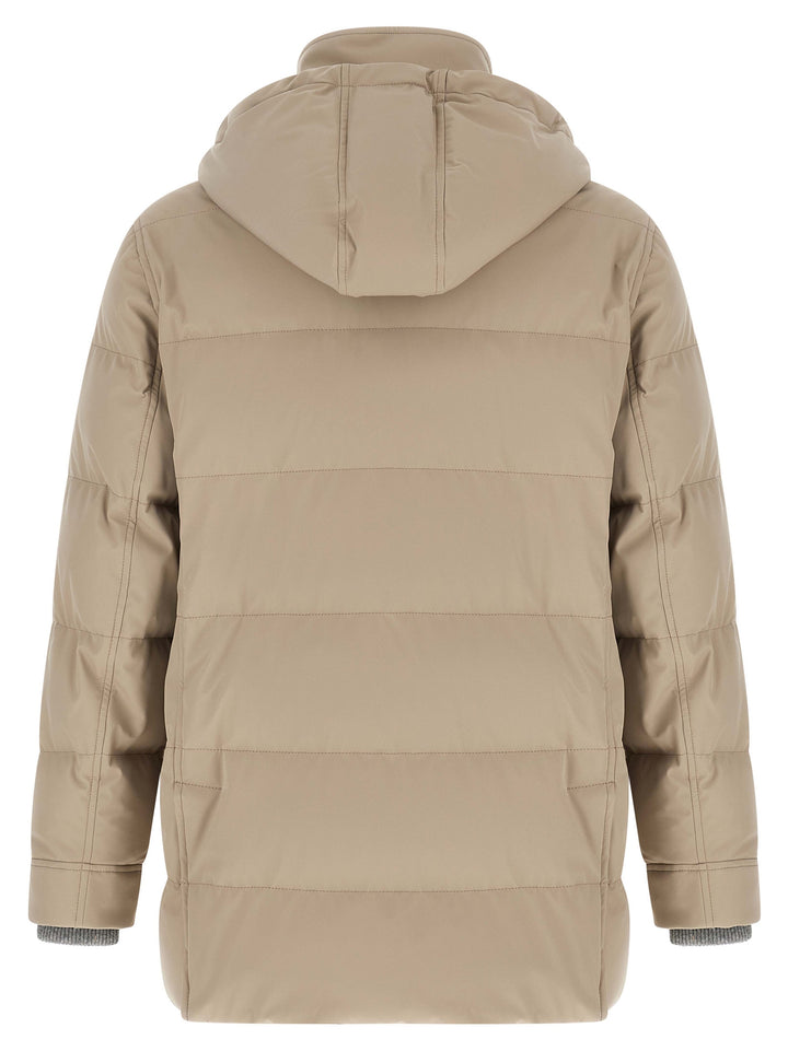Brunello Cucinelli Beige Polyamide Parka