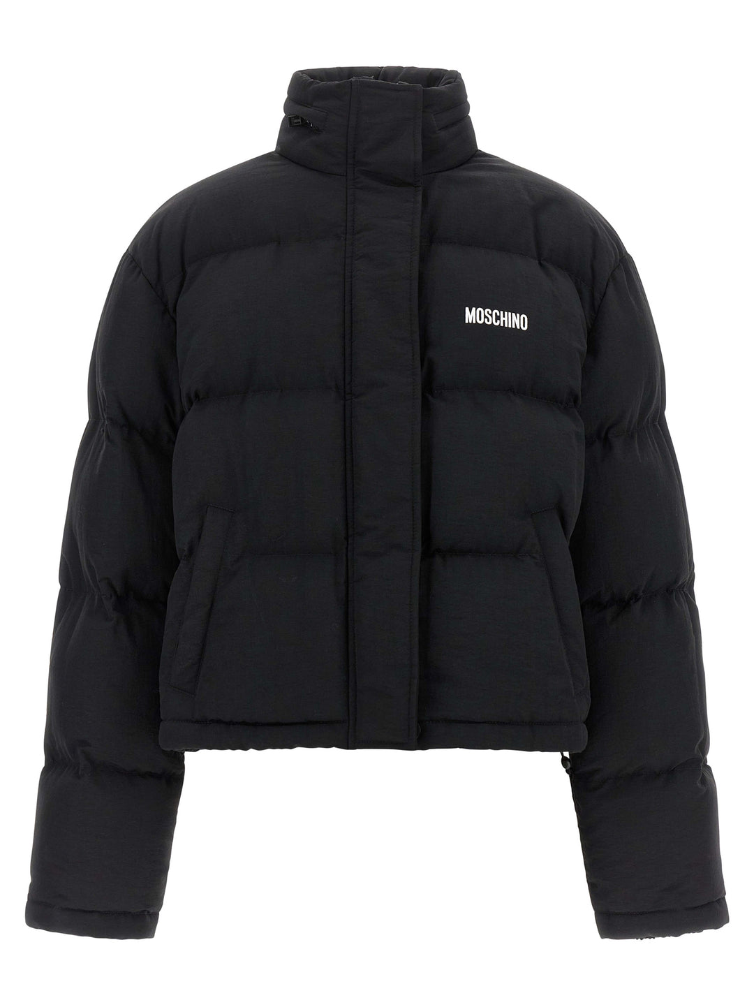 Moschino Black Polyamide Bomber