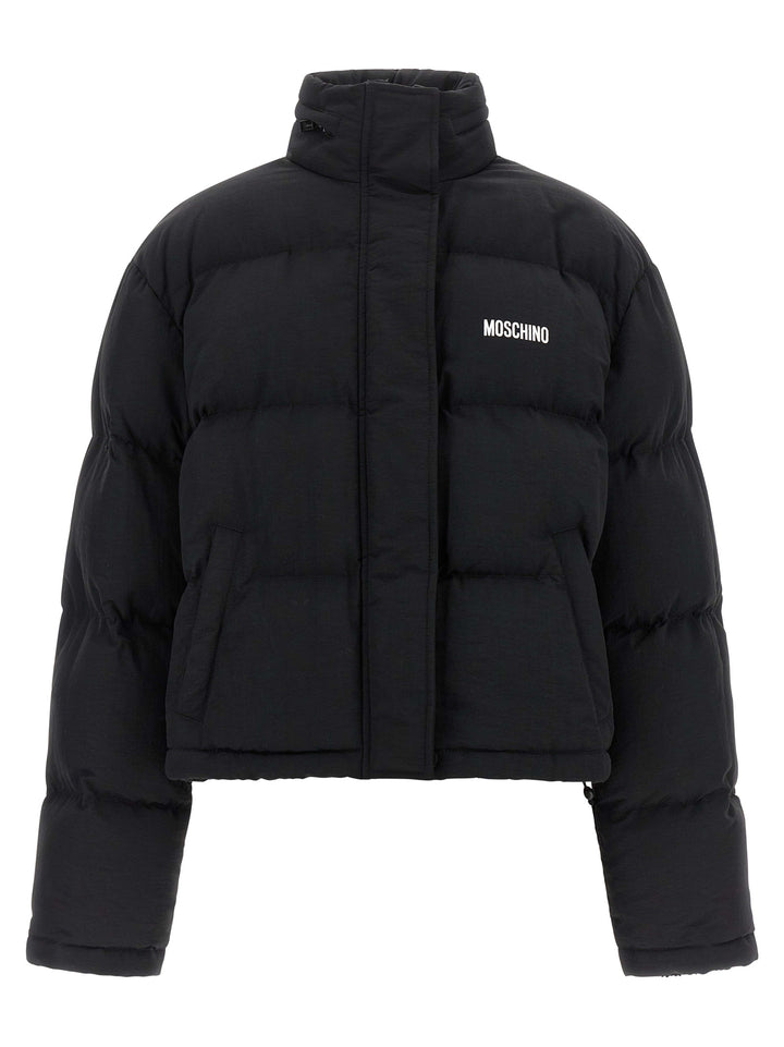 Moschino Black Polyamide Bomber