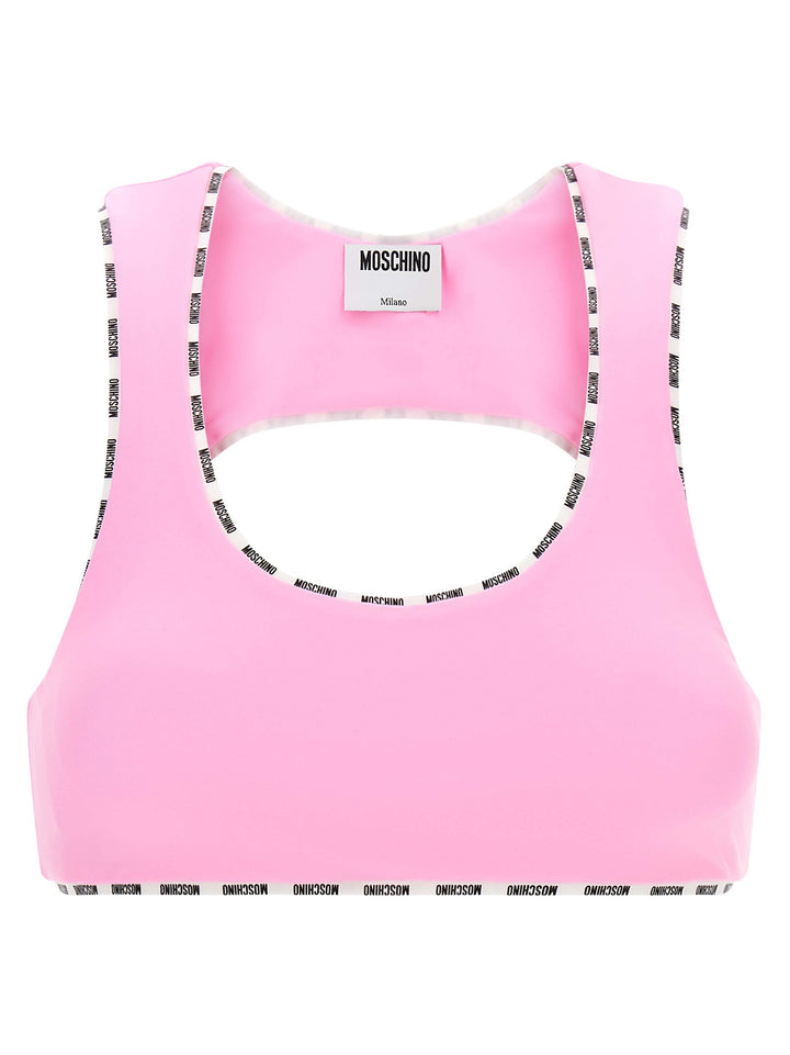 Moschino Multicolor Polyamide Sport Bra