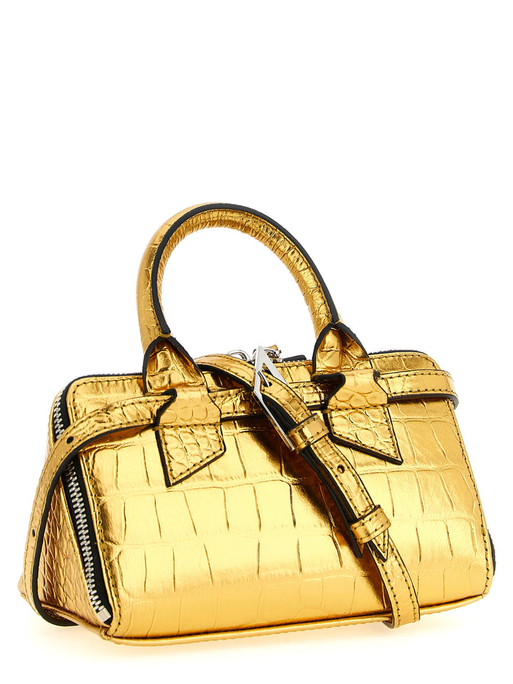 The Attico Gold Bovine Leather Handbag