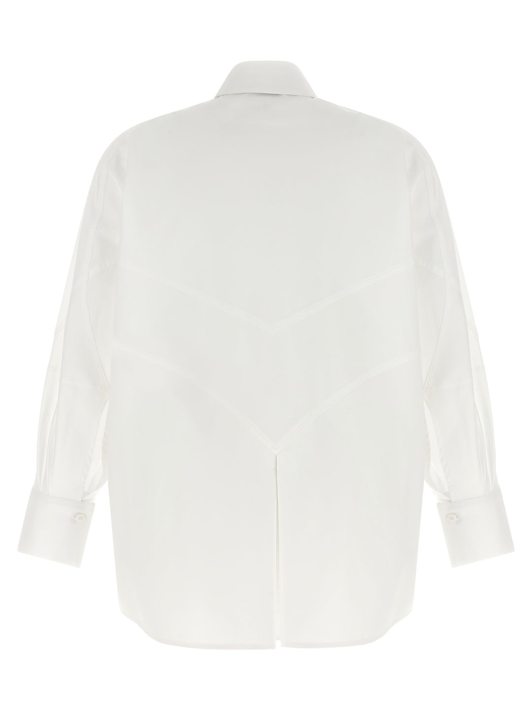 The Attico White Cotton Blouse