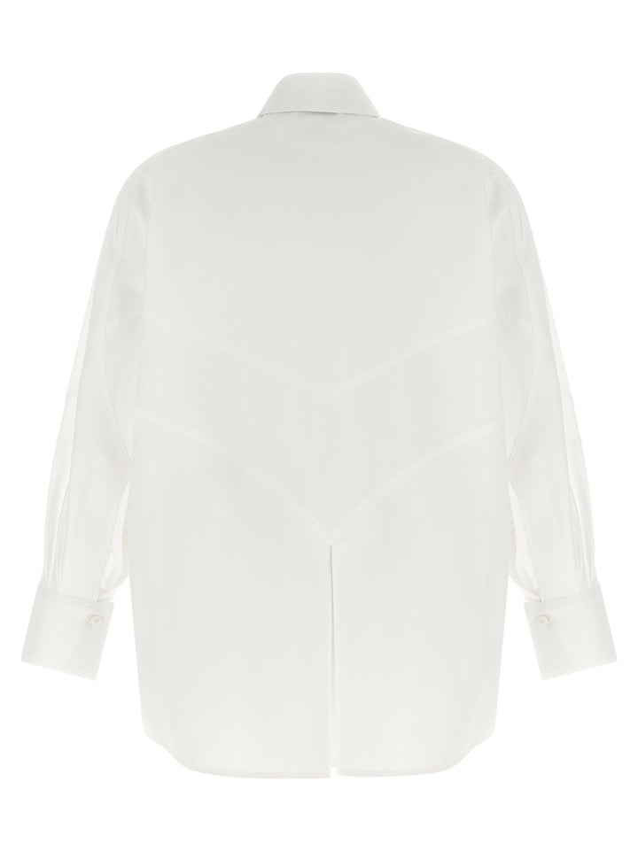 The Attico White Cotton Blouse