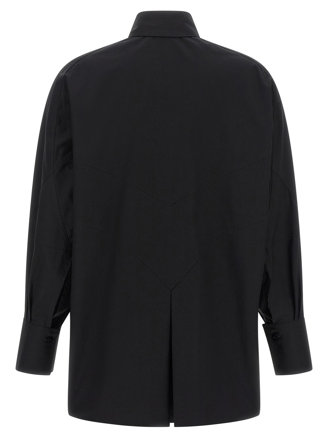 The Attico Black Cotton Blouse