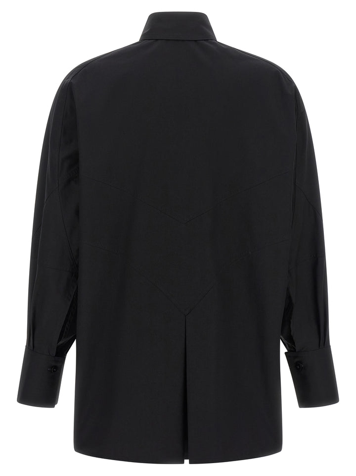 The Attico Black Cotton Blouse