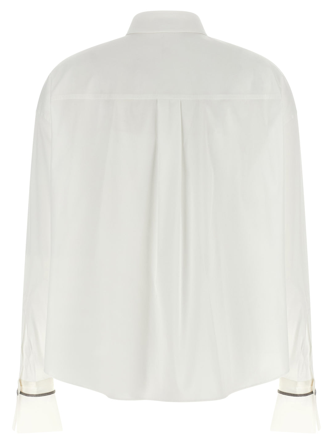 Brunello Cucinelli White Cotton Blouse