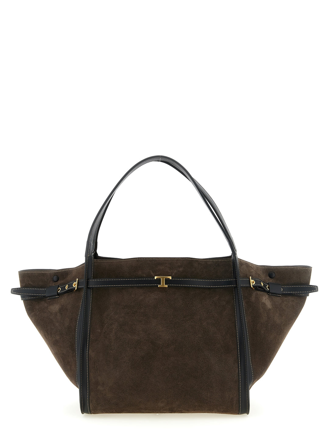 Tod's Brown Calfskin Tote Bag