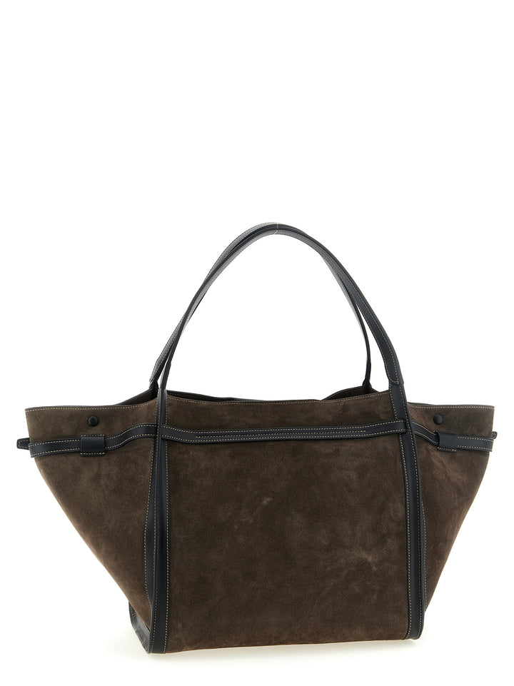 Tod's Brown Calfskin Tote Bag