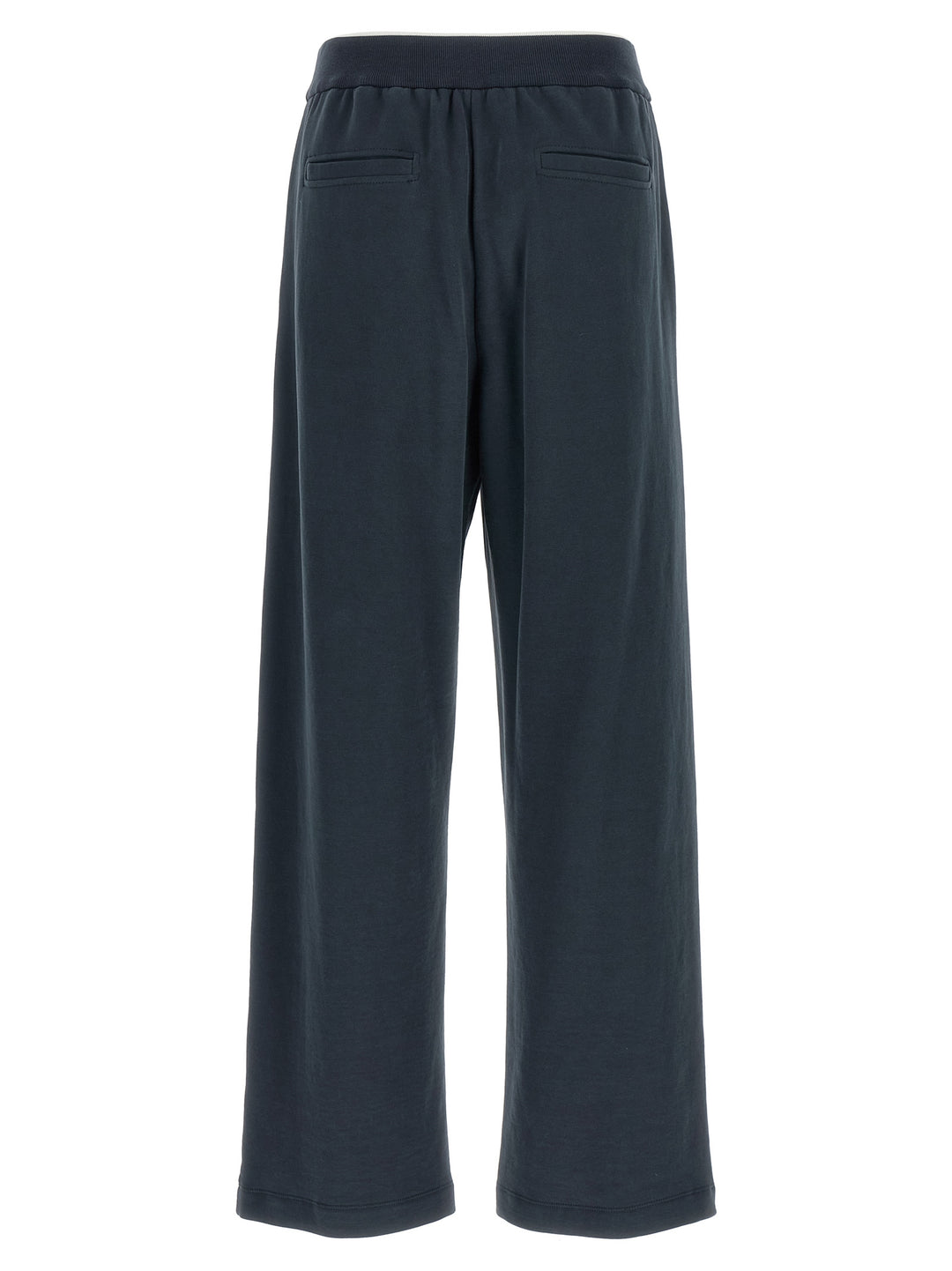 Brunello Cucinelli Blue Cotton Joggers (Workout Pants)