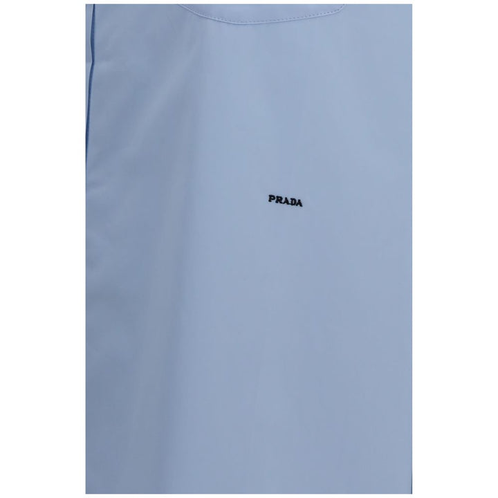 Prada Blue Cotton Shirt