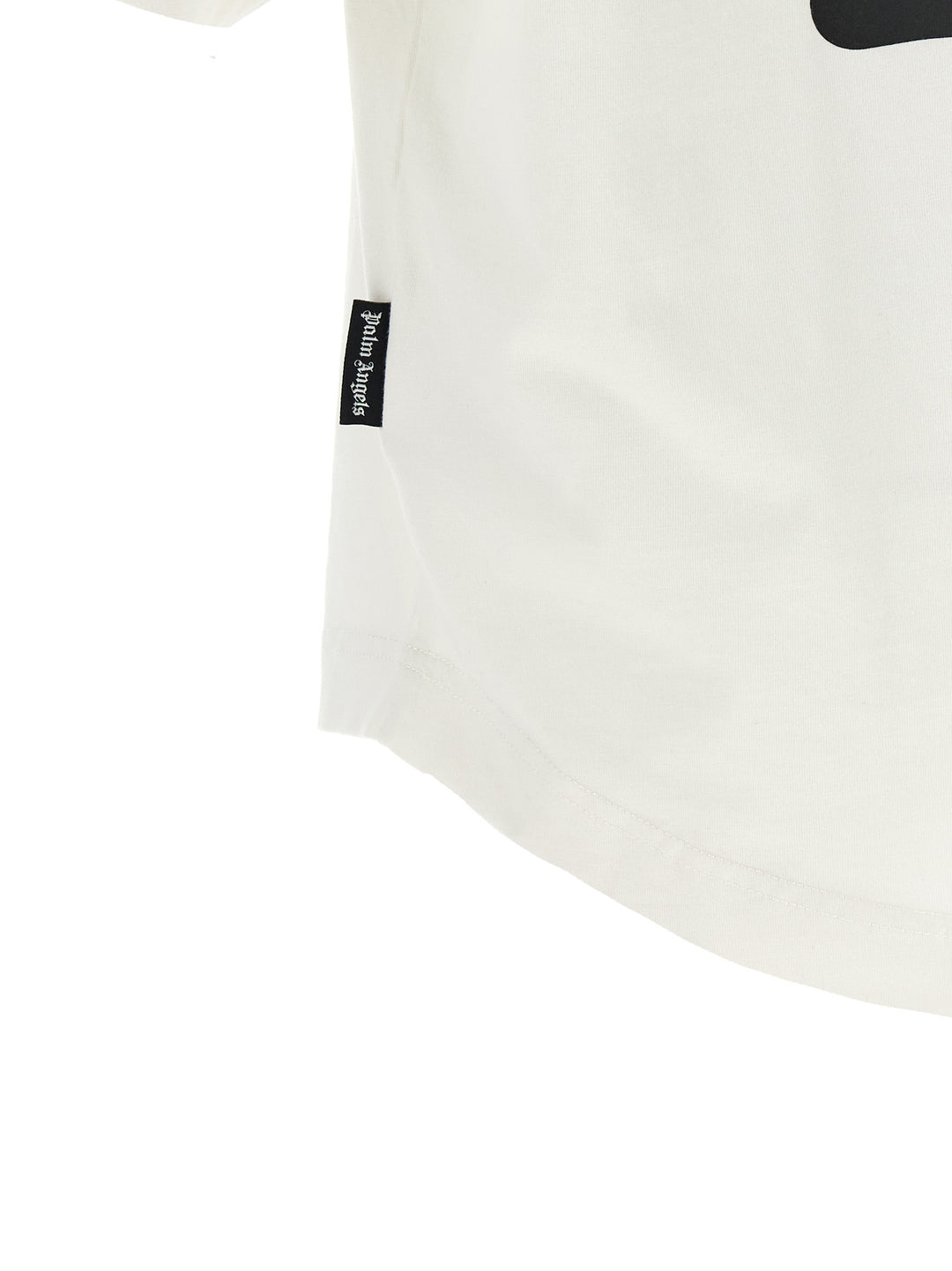 Palm Angels White Cotton T-Shirt