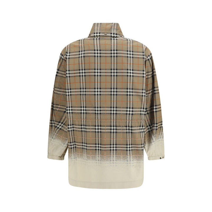 Burberry Beige Cotton Parka