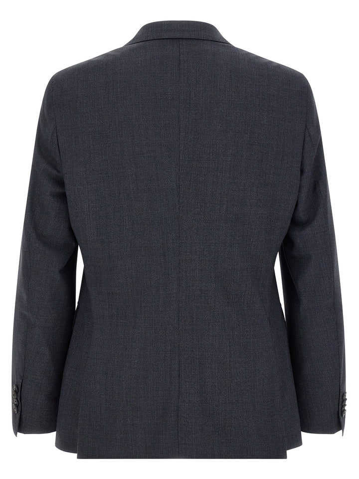 Hugo Boss Blue Polyester Two-Piece Suit