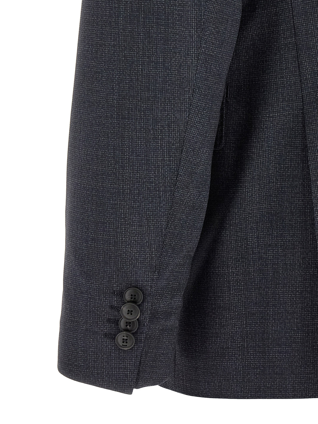 Hugo Boss Blue Polyester Two-Piece Suit