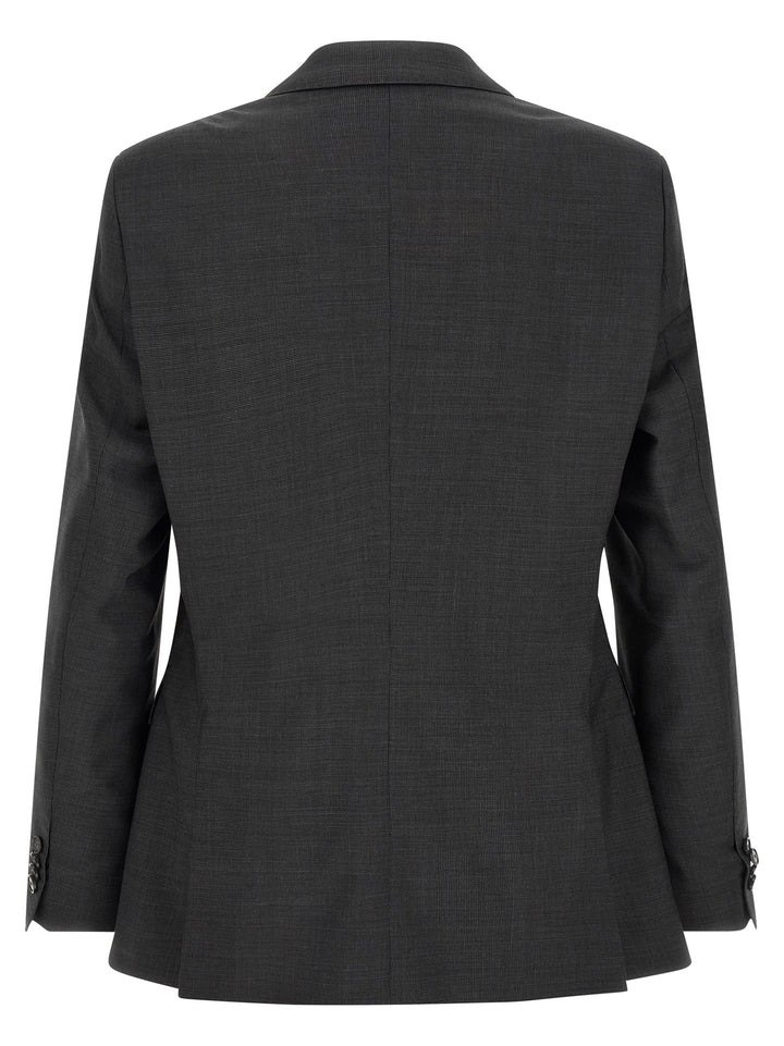 Hugo Boss Gray Virgin Wool Two-Piece Suit