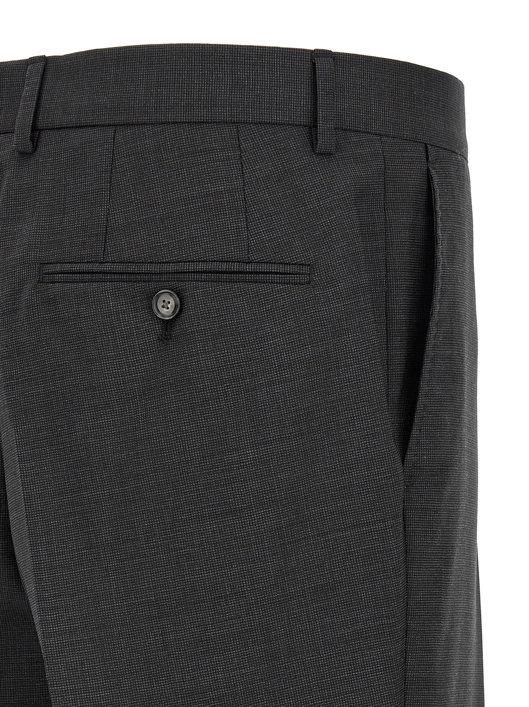 Hugo Boss Gray Virgin Wool Two-Piece Suit