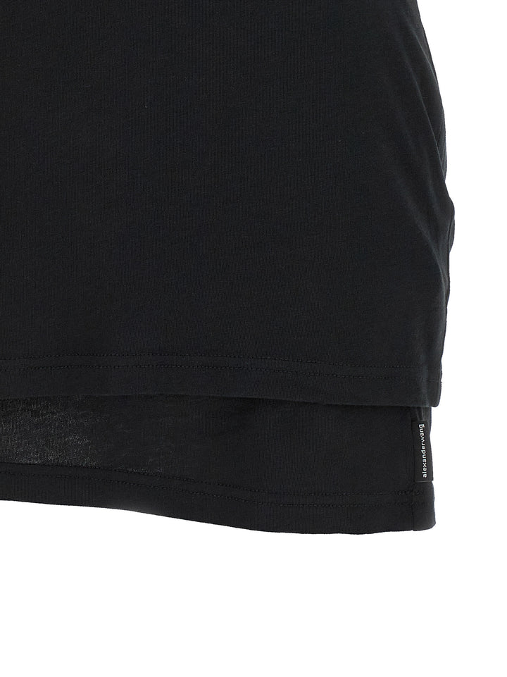 Alexander Wang Black Cotton Short Dress