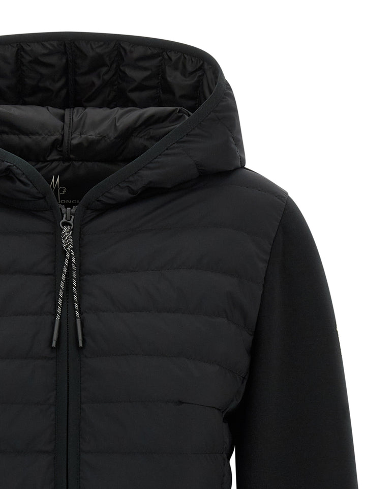 Moncler Grenoble Black Polyamide Full-Length Jacket