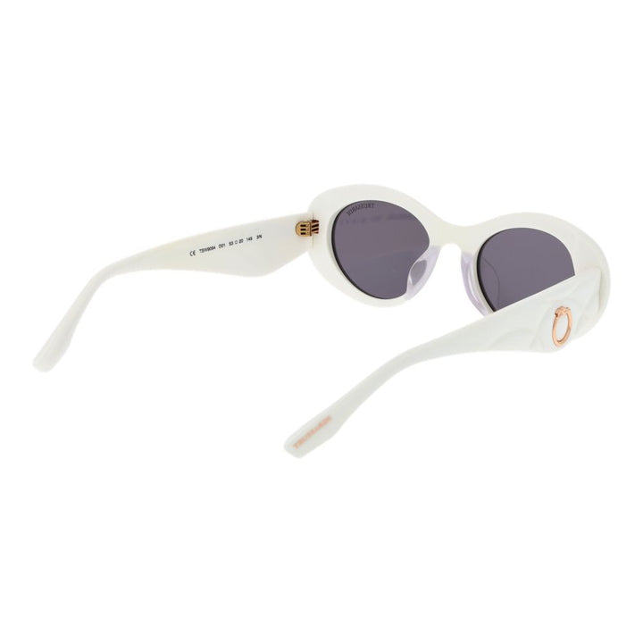 Trussardi White Acetate Sunglasses