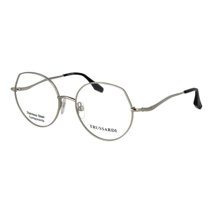 Trussardi Silver Stainless Steel Glasses (Frames)