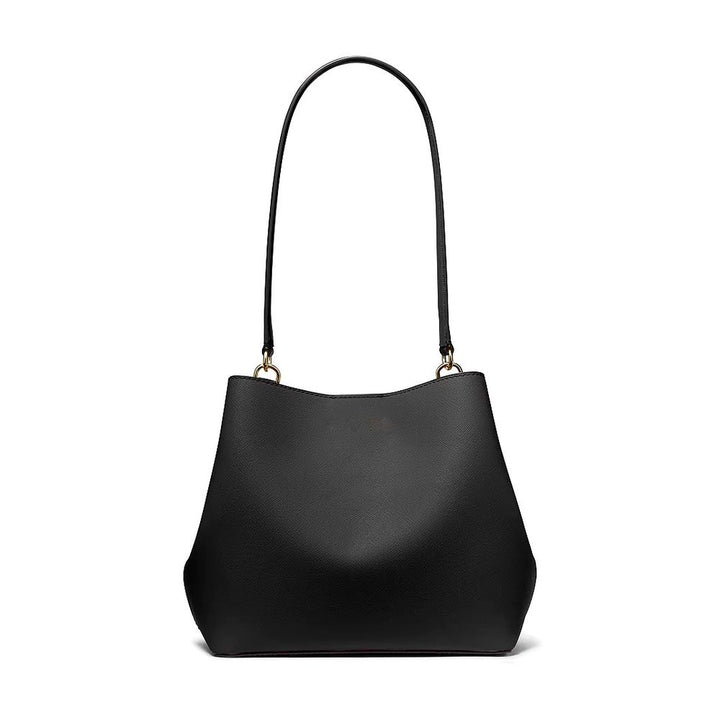 Michael Kors Black Canvas Shoulder Bag