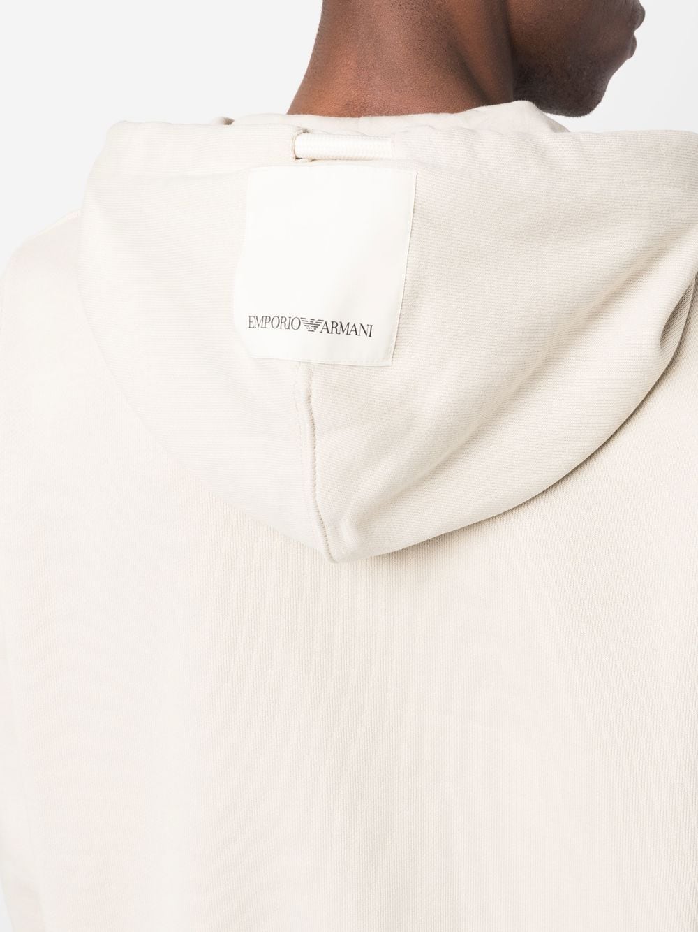 Emporio Armani cotton hoodie with logo
