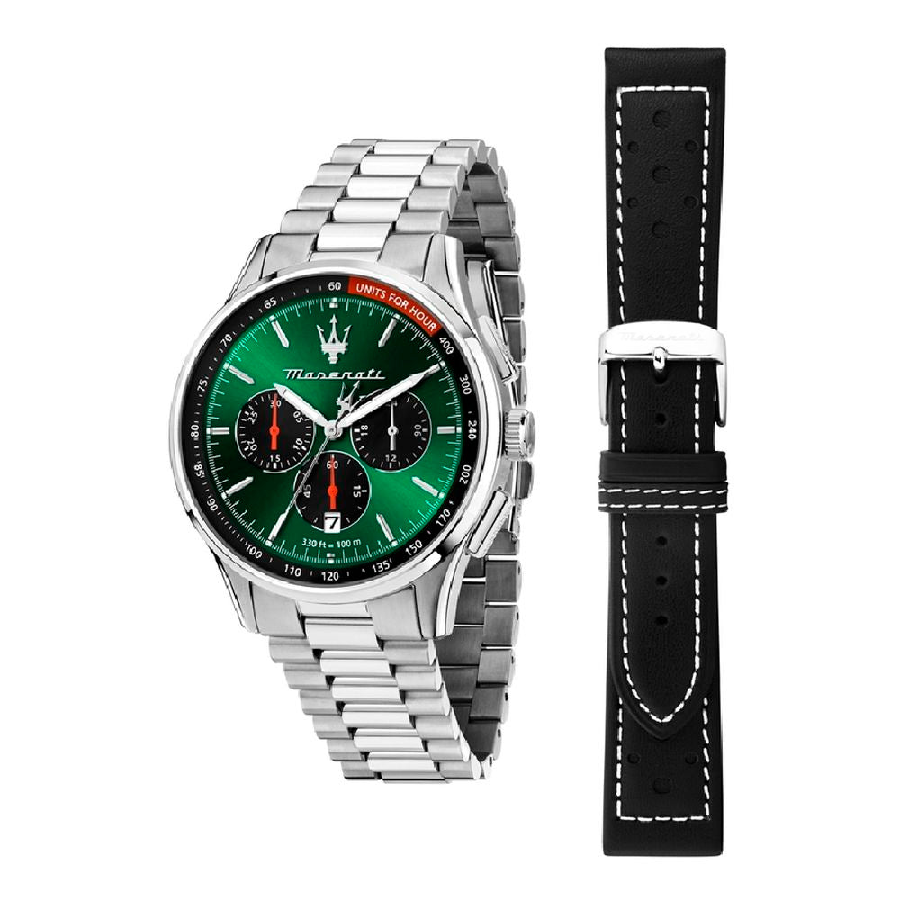 Maserati Gray Stainless Steel Dress Watch