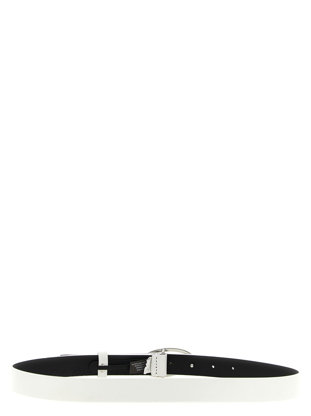 Diesel White Leather Regular Belt