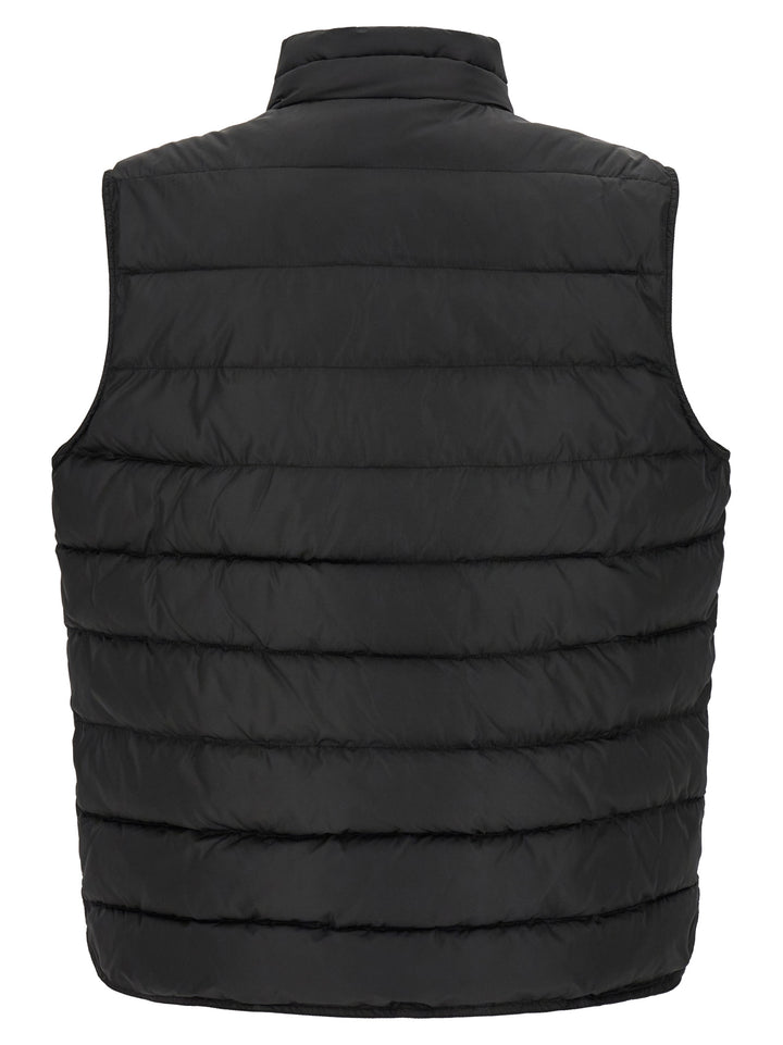 Dolce & Gabbana Black Polyester Sleeveless Jacket