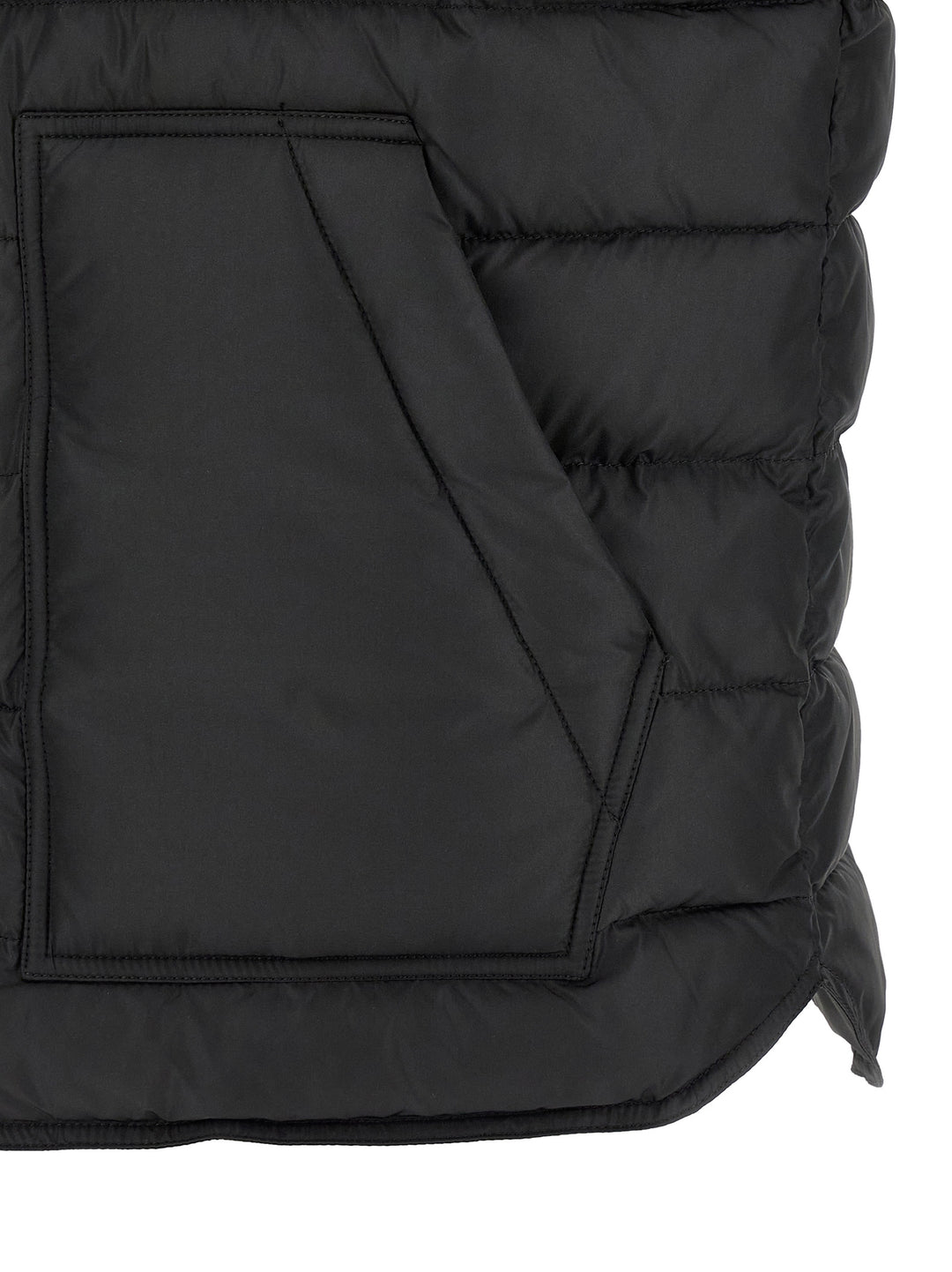 Dolce & Gabbana Black Polyester Sleeveless Jacket