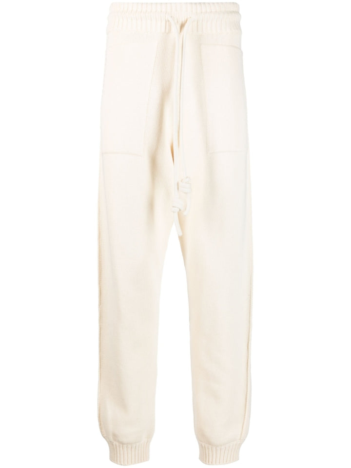 Off White Diag-stripe knitted track pants