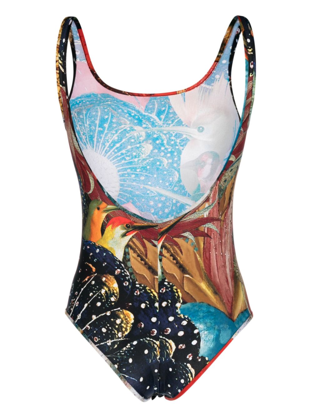 Alexander McQueen Hieronymus Bosch-print Jersey Bodysuit