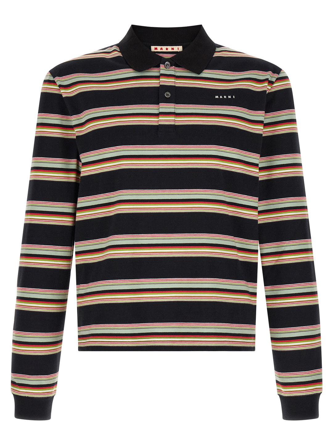 Marni Multicolor Cotton Polo Shirt