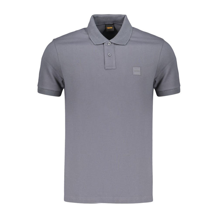 Hugo Boss Blue Cotton Men's Polo Shirt