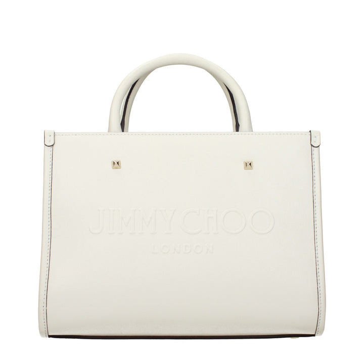 Jimmy Choo White Leather Handbag