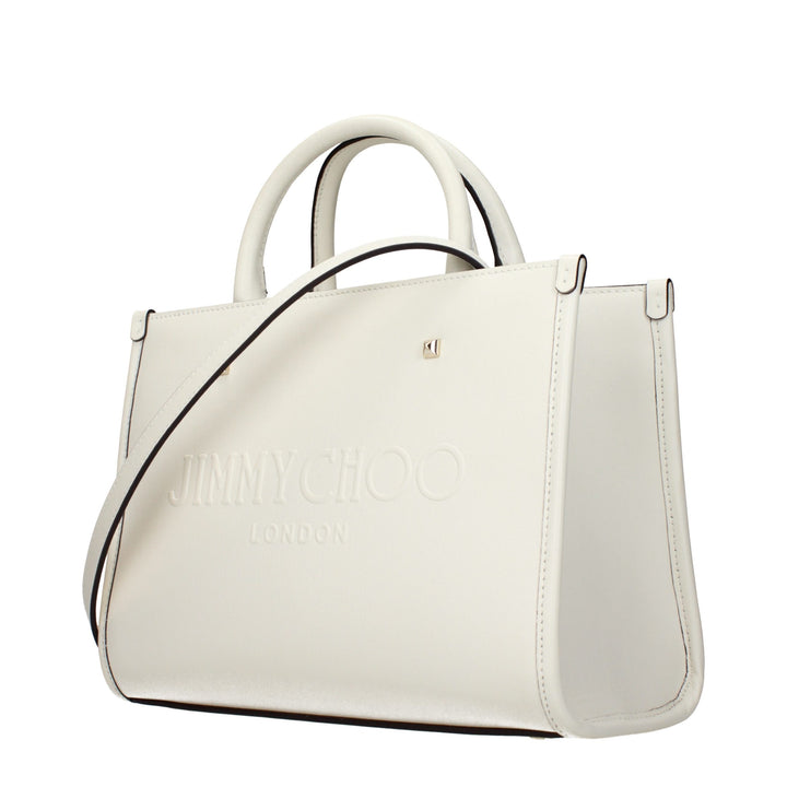 Jimmy Choo White Leather Handbag