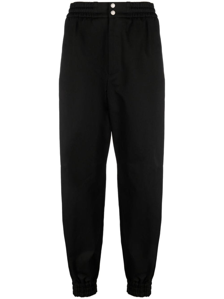 Alexander McQueen Tapered-leg cotton trousers