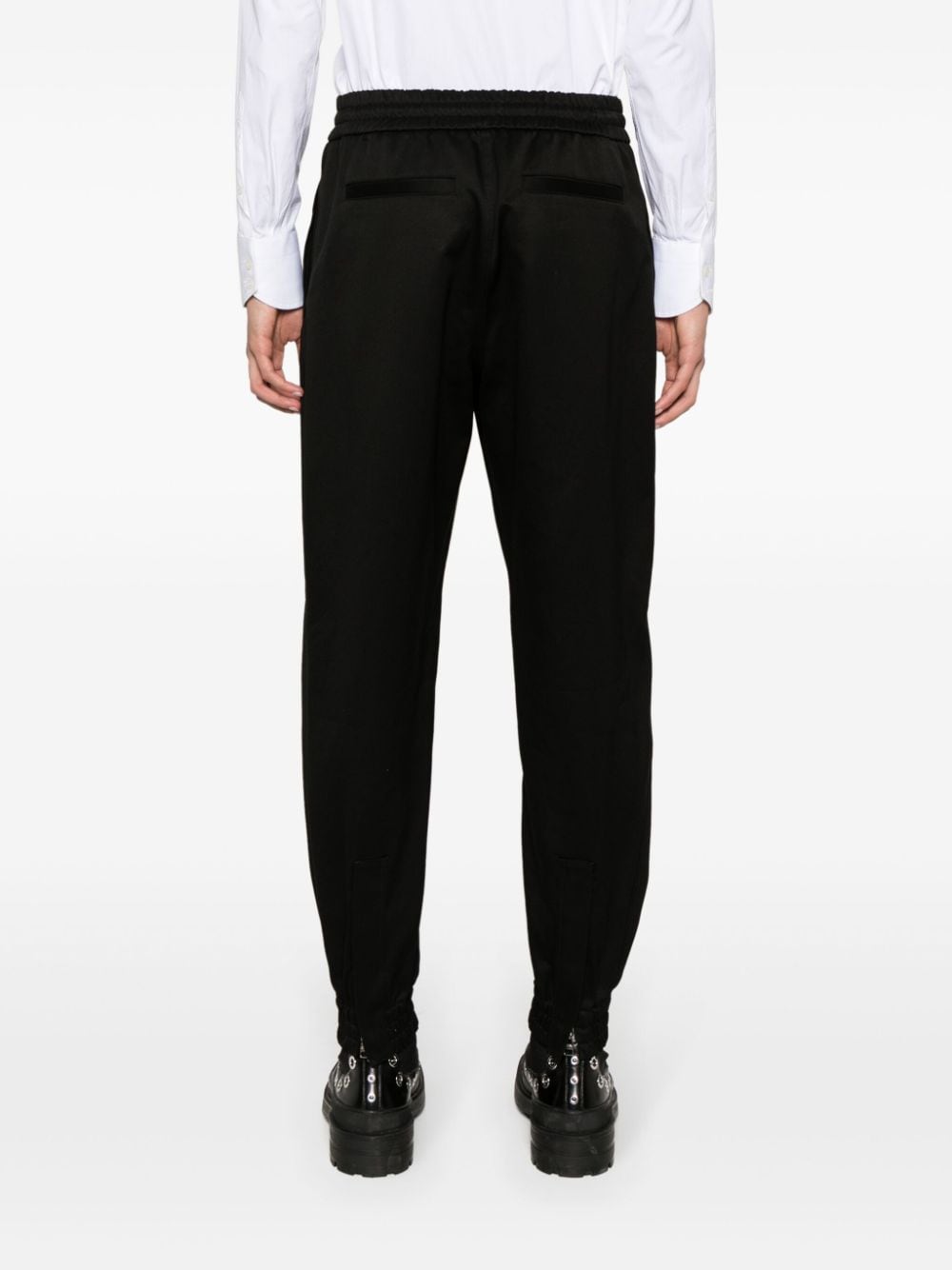 Alexander McQueen Tapered-leg cotton trousers