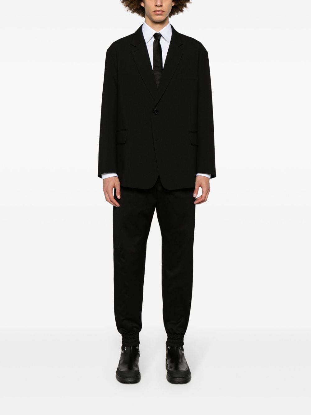 Alexander McQueen Tapered-leg cotton trousers