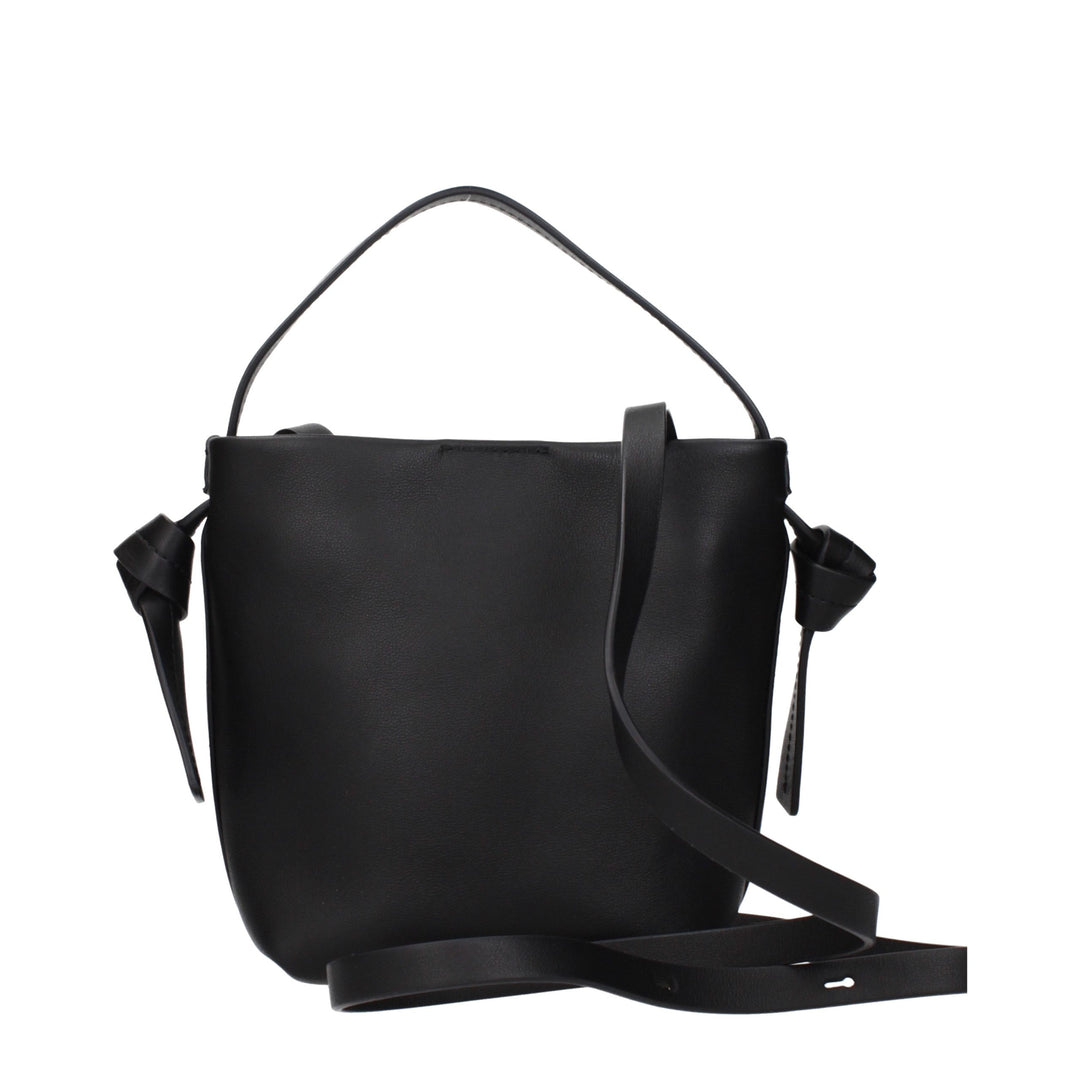 Jil Sander Black Leather Handbag