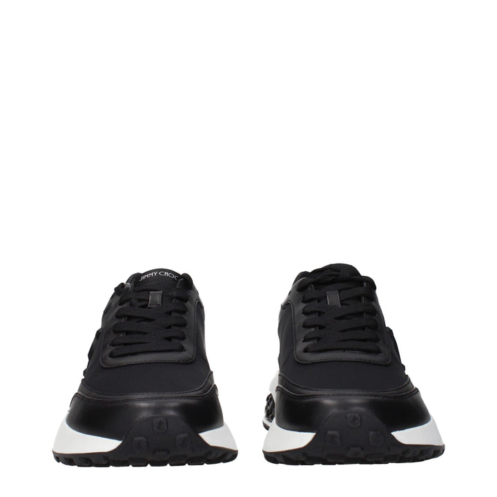 Jimmy Choo Black Fabric Athletic Sneakers