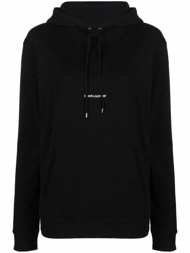 Saint Laurent Logo Print Hoodie