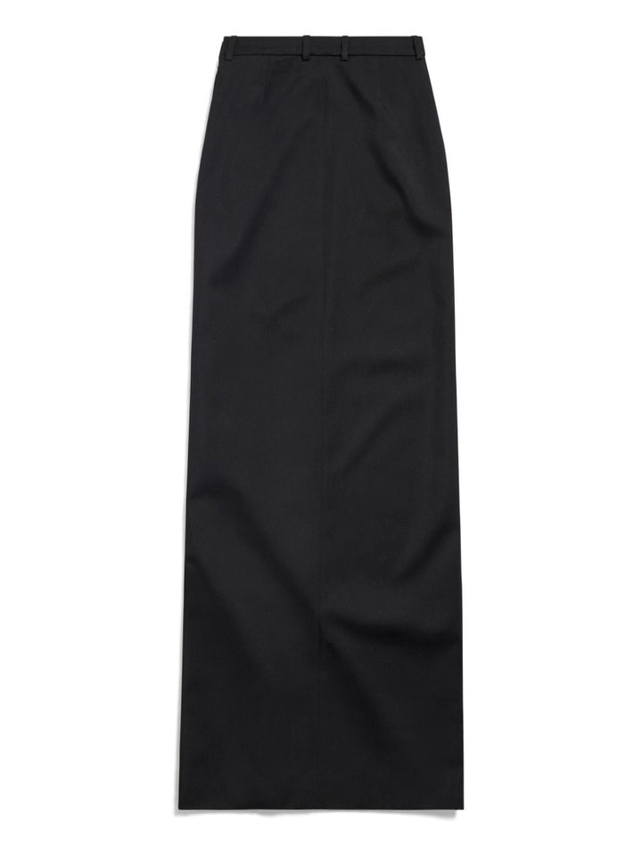 Balenciaga slit tailored maxi skirt