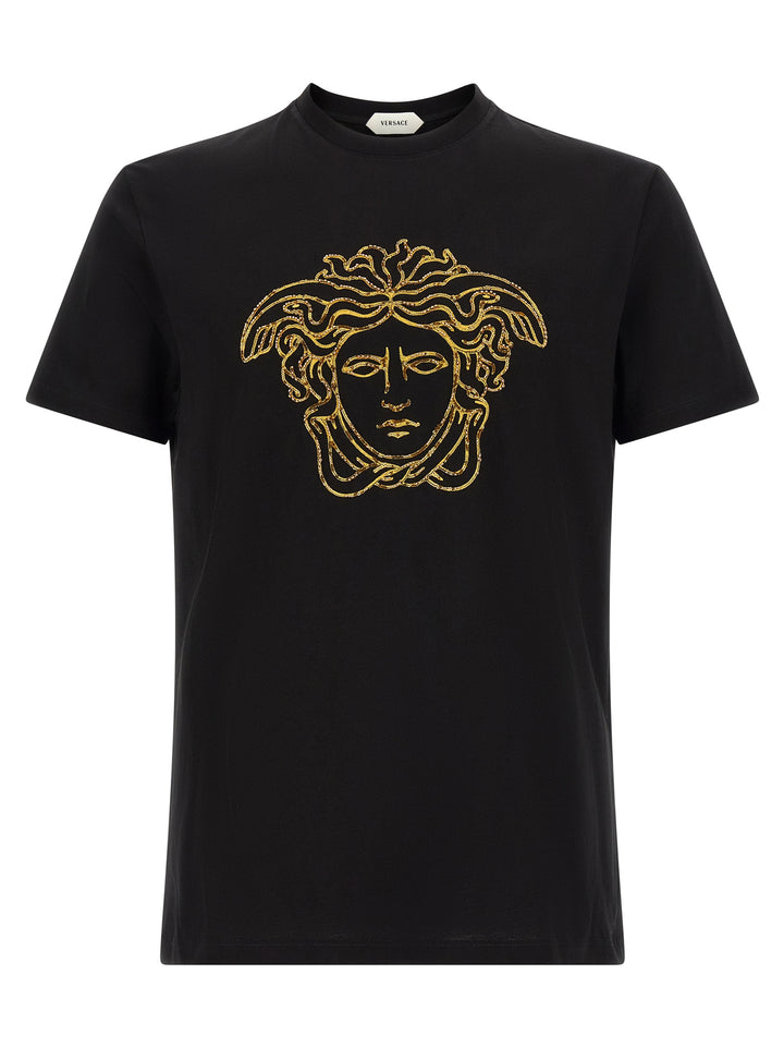 Versace Black Cotton T-Shirt