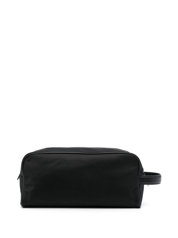 Dolce & Gabbana Nylon toiletry bag with rubberized logo